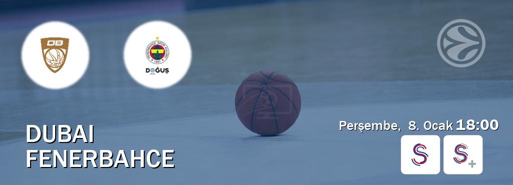 Karşılaşma Dubai - Fenerbahce S Sport ve S Sport +'den canlı yayınlanacak (Perşembe, 8. Ocak 18:00). Karşılaşma Dubai - Fenerbahce S Sport ve S Sport +'den canlı yayınlanacak (Perşembe, 8. Ocak 18:00).