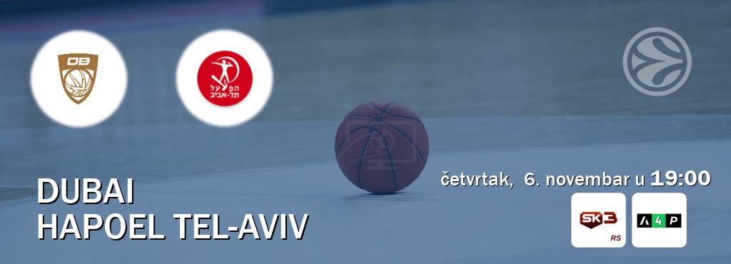 Izravni prijenos utakmice Dubai i Hapoel Tel-Aviv pratite uživo na Sportklub 3 i Arena Premium 4 (četvrtak, 6. novembar u 19:00). Izravni prijenos utakmice Dubai i Hapoel Tel-Aviv pratite uživo na Sportklub 3 i Arena Premium 4 (četvrtak, 6. novembar u 19:00).