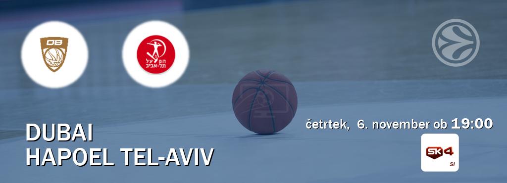 Dvoboj Dubai in Hapoel Tel-Aviv s prenosom tekme v živo na Sportklub 4. Dvoboj Dubai in Hapoel Tel-Aviv s prenosom tekme v živo na Sportklub 4.