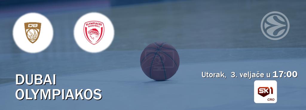 Izravni prijenos utakmice Dubai i Olympiakos pratite uživo na Sportklub 1 (utorak,  3. veljače u  17:00).