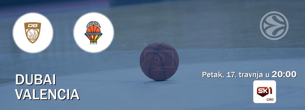 Izravni prijenos utakmice Dubai i Valencia pratite uživo na Sportklub 1 (petak, 17. travnja u  20:00).