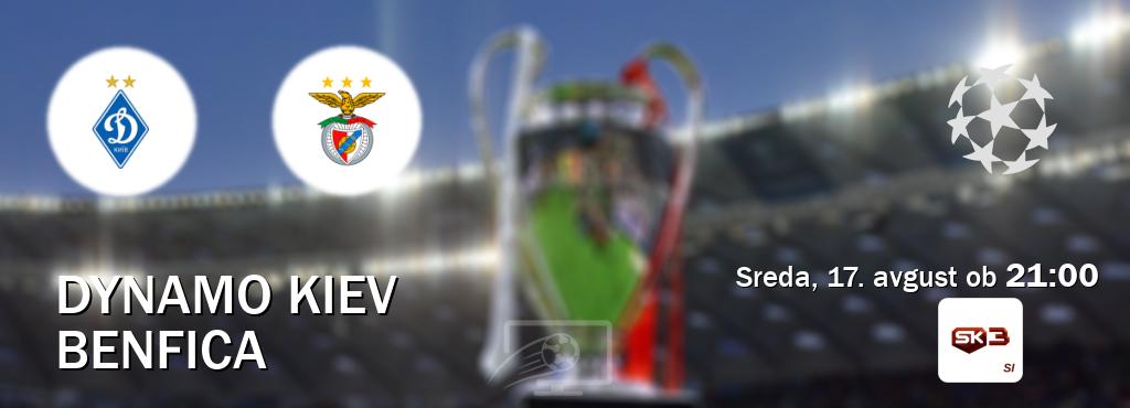 Ne zamudi prenosa tekme Dynamo Kiev - Benfica v živo na Sportklub 3.