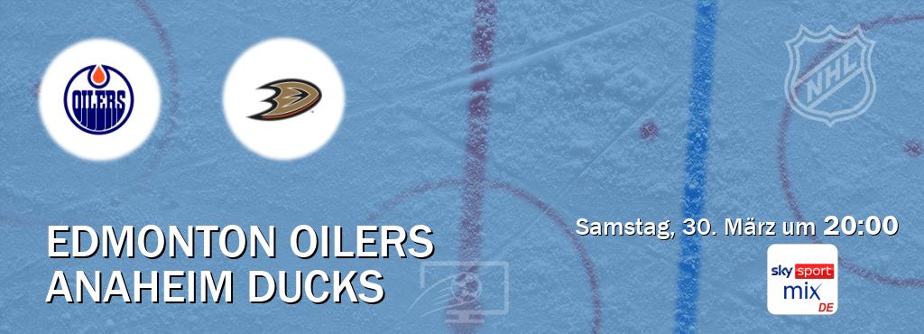 Das Spiel zwischen Edmonton Oilers und Anaheim Ducks wird am Samstag, 30. März um  20:00, live vom Sky Sport Mix übertragen.