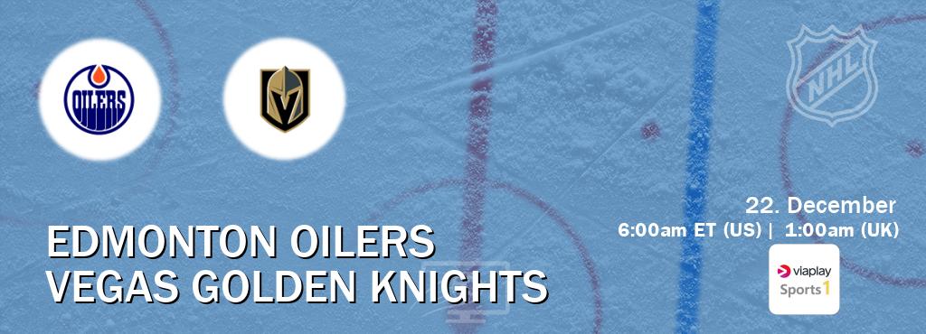 You can watch game live between Edmonton Oilers and Vegas Golden Knights on Viaplay Sports 1(UK). You can watch game live between Edmonton Oilers and Vegas Golden Knights on Viaplay Sports 1(UK).