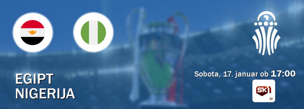 Egipt in Nigerija v živo na Sportklub 1. Prenos tekme bo v sobota, 17. januar ob  17:00