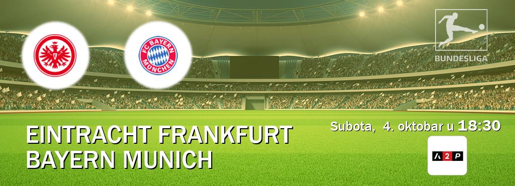 Izravni prijenos utakmice Eintracht Frankfurt i Bayern Munich pratite uživo na Arena Premium 2 (subota, 4. oktobar u 18:30). Izravni prijenos utakmice Eintracht Frankfurt i Bayern Munich pratite uživo na Arena Premium 2 (subota, 4. oktobar u 18:30).