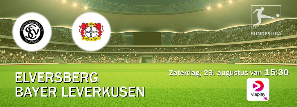 Wedstrijd tussen Elversberg en Bayer Leverkusen live op tv bij Viaplay Nederland (zaterdag, 29. augustus van 15:30). Wedstrijd tussen Elversberg en Bayer Leverkusen live op tv bij Viaplay Nederland (zaterdag, 29. augustus van 15:30).