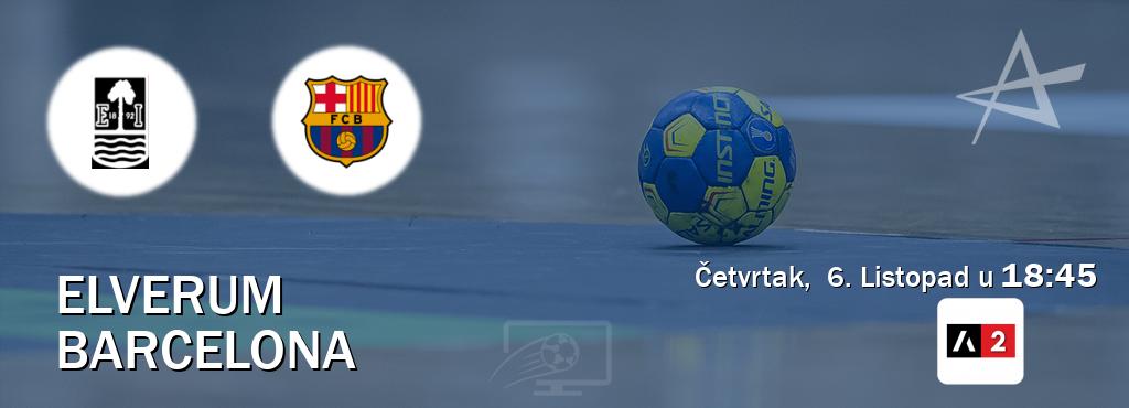 Izravni prijenos utakmice Elverum i Barcelona pratite uživo na Arena Sport 2 (Četvrtak,  6. Listopad u  18:45).