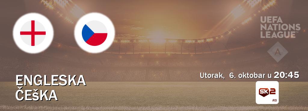 Izravni prijenos utakmice Engleska i Češka pratite uživo na Sportklub 2 (utorak, 6. oktobar u 20:45). Izravni prijenos utakmice Engleska i Češka pratite uživo na Sportklub 2 (utorak, 6. oktobar u 20:45).