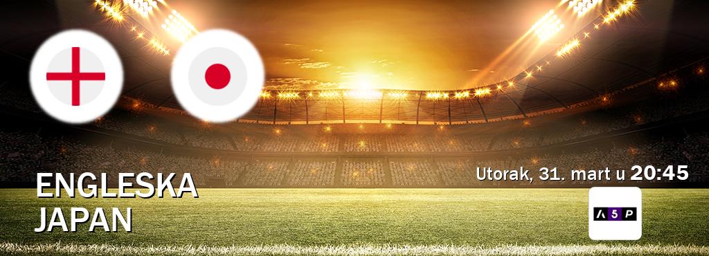Izravni prijenos utakmice Engleska i Japan pratite uživo na Arena Premium 5 (utorak, 31. mart u  20:45).