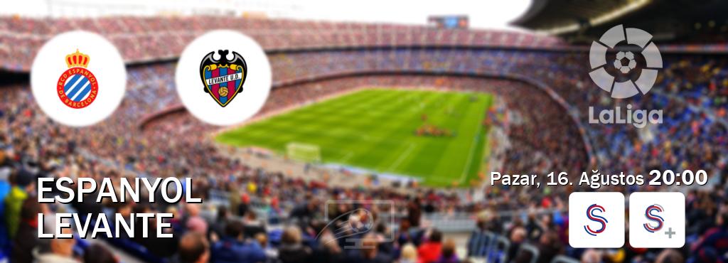 Karşılaşma Espanyol - Levante S Sport ve S Sport +'den canlı yayınlanacak (Pazar, 16. Ağustos 20:00). Karşılaşma Espanyol - Levante S Sport ve S Sport +'den canlı yayınlanacak (Pazar, 16. Ağustos 20:00).
