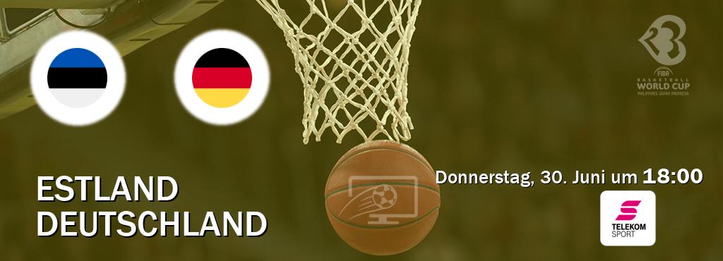 Das Spiel zwischen Estland und Deutschland wird am Donnerstag, 30. Juni um  18:00, live vom Magenta Sport übertragen.