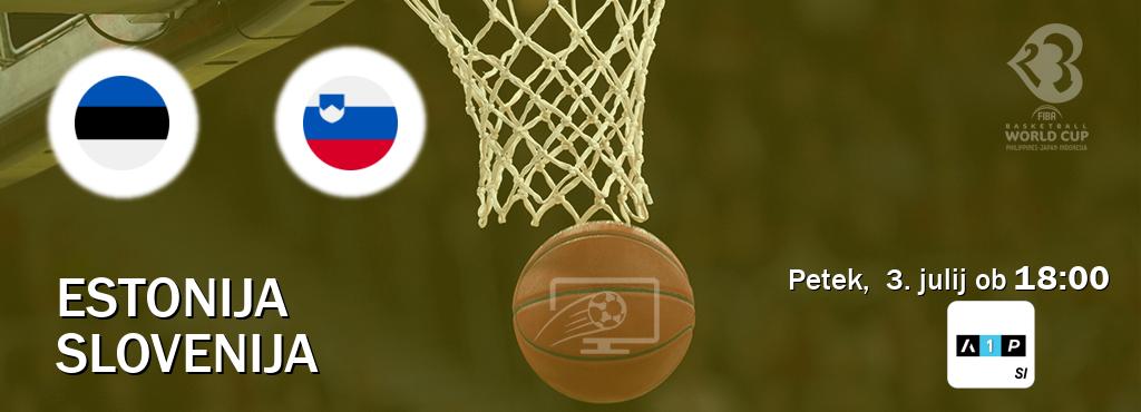 Prenos tekme med Estonija in Slovenija v živo na Arena Sport Premium (petek,  3. julij ob  18:00 uri).