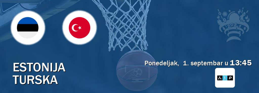Izravni prijenos utakmice Estonija i Turska pratite uživo na Arena Premium 1 (ponedeljak,  1. septembar u  13:45).