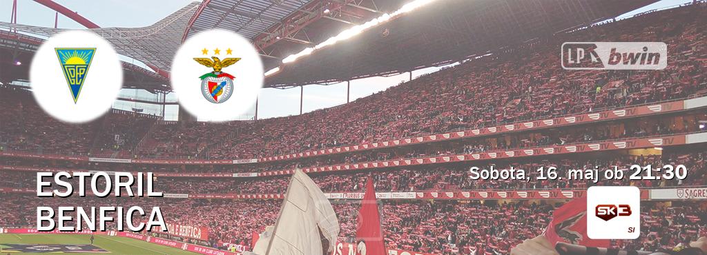 Estoril in Benfica v živo na Sportklub 3. Prenos tekme bo v sobota, 16. maj ob  21:30