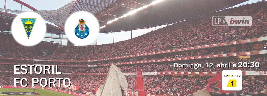 Jogo entre Estoril e FC Porto tem emissão Sport TV 1 (domingo, 12. abril e 20:30). Jogo entre Estoril e FC Porto tem emissão Sport TV 1 (domingo, 12. abril e 20:30).