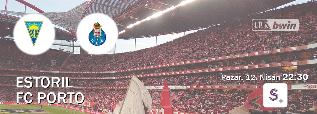 Karşılaşma Estoril - FC Porto S Sport +'den canlı yayınlanacak (Pazar, 12. Nisan  22:30).
