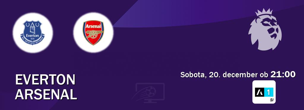 Prenos tekme med Everton in Arsenal v živo na Arena Sport 1 (sobota, 20. december ob  21:00 uri).