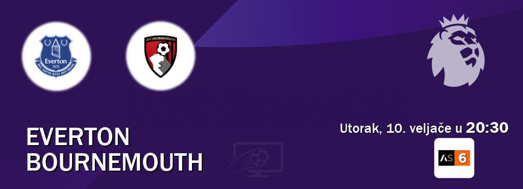 Izravni prijenos utakmice Everton i Bournemouth pratite uživo na Arena Sport 6 (utorak, 10. veljače u 20:30). Izravni prijenos utakmice Everton i Bournemouth pratite uživo na Arena Sport 6 (utorak, 10. veljače u 20:30).