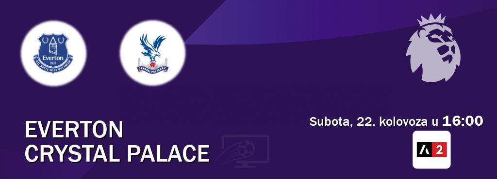 Izravni prijenos utakmice Everton i Crystal Palace pratite uživo na Arena Sport 2 (subota, 22. kolovoza u 16:00). Izravni prijenos utakmice Everton i Crystal Palace pratite uživo na Arena Sport 2 (subota, 22. kolovoza u 16:00).