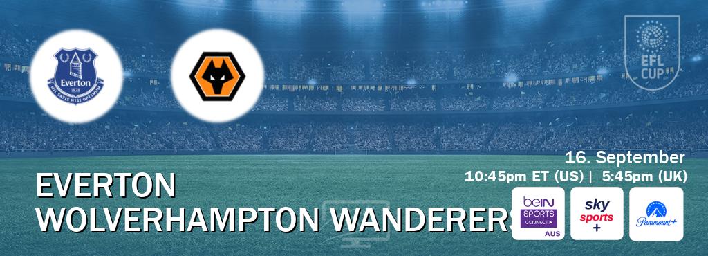 You can watch game live between Everton and Wolverhampton Wanderers on beIN Sports Connect(AU), Sky Sports+(UK), Paramount+(US). You can watch game live between Everton and Wolverhampton Wanderers on beIN Sports Connect(AU), Sky Sports+(UK), Paramount+(US).