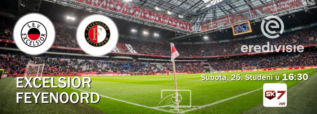 Izravni prijenos utakmice Excelsior i Feyenoord pratite uživo na Sportklub 7 (Subota, 25. Studeni u  16:30).