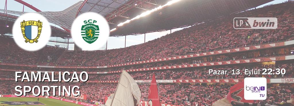 Karşılaşma Famalicao - Sporting beIN SPORTS 5'den canlı yayınlanacak (Pazar, 13. Eylül  22:30).