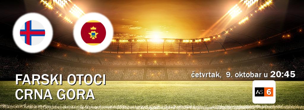 Izravni prijenos utakmice Farski otoci i Crna gora pratite uživo na Arena Sport 6 (četvrtak, 9. oktobar u 20:45). Izravni prijenos utakmice Farski otoci i Crna gora pratite uživo na Arena Sport 6 (četvrtak, 9. oktobar u 20:45).