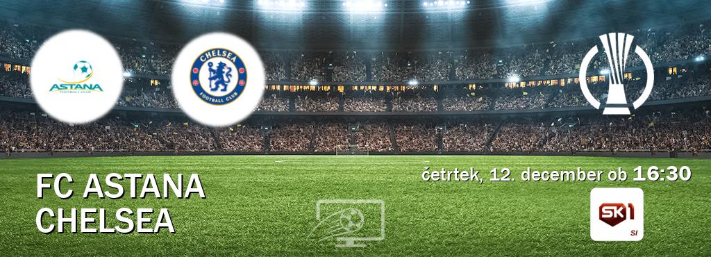 Prenos tekme med FC Astana in Chelsea v živo na Sportklub 1 (četrtek, 12. december ob  16:30 uri).