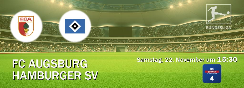 Das Spiel zwischen FC Augsburg und Hamburger SV wird am Samstag, 22. November um 15:30, live vom Sky Bundesliga 4 übertragen. Das Spiel zwischen FC Augsburg und Hamburger SV wird am Samstag, 22. November um 15:30, live vom Sky Bundesliga 4 übertragen.