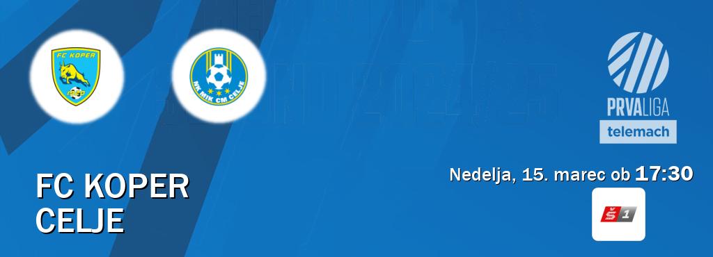 Ne zamudi prenosa tekme FC Koper - Celje v živo na Sport TV 1.