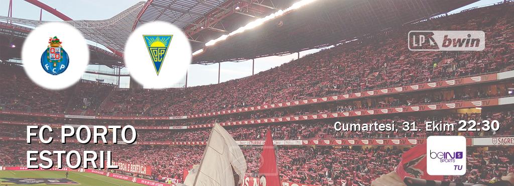 Karşılaşma FC Porto - Estoril beIN SPORTS 5'den canlı yayınlanacak (Cumartesi, 31. Ekim  22:30).