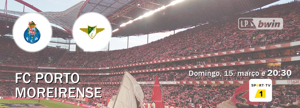 Jogo entre FC Porto e Moreirense tem emissão Sport TV 1 (domingo, 15. março e  20:30).