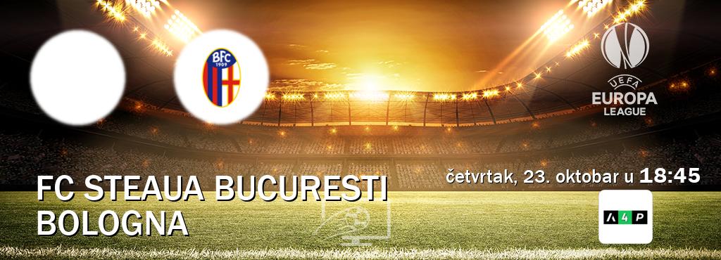Izravni prijenos utakmice FC Steaua Bucuresti i Bologna pratite uživo na Arena Premium 4 (četvrtak, 23. oktobar u 18:45). Izravni prijenos utakmice FC Steaua Bucuresti i Bologna pratite uživo na Arena Premium 4 (četvrtak, 23. oktobar u 18:45).