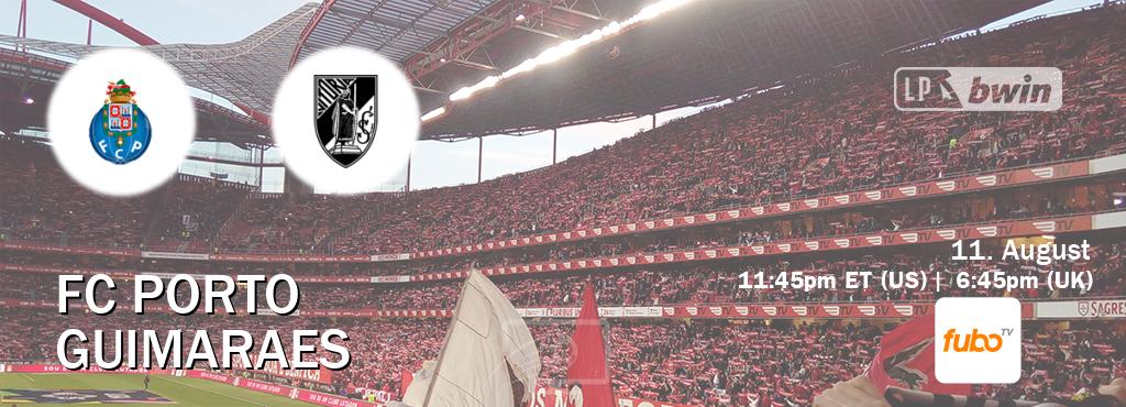 You can watch game live between FC Porto and Guimaraes on fuboTV(US). You can watch game live between FC Porto and Guimaraes on fuboTV(US).