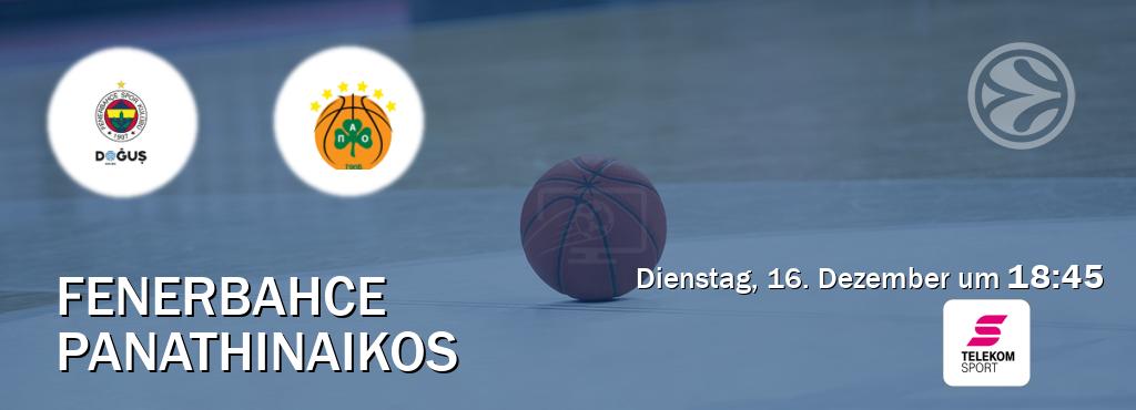 Das Spiel zwischen Fenerbahce und Panathinaikos wird am Dienstag, 16. Dezember um  18:45, live vom Magenta Sport übertragen.
