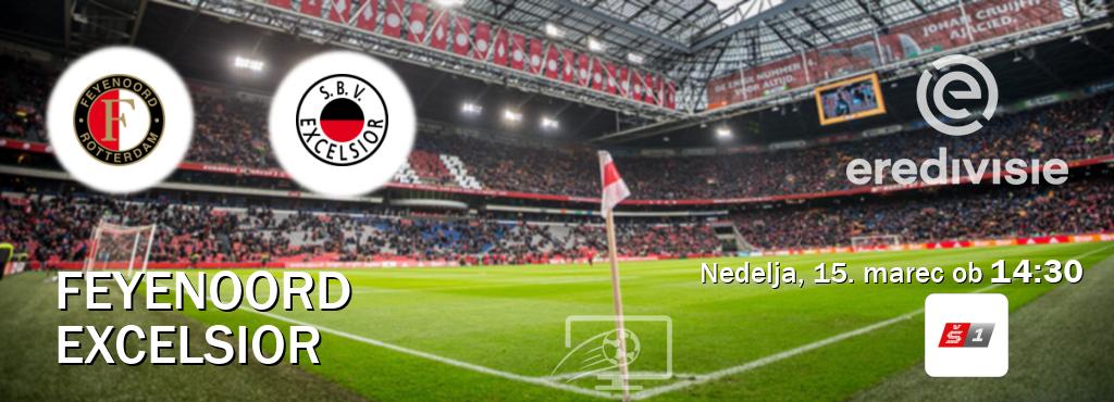 Prenos tekme med Feyenoord in Excelsior v živo na Sport TV 1 (nedelja, 15. marec ob 14:30 uri). Prenos tekme med Feyenoord in Excelsior v živo na Sport TV 1 (nedelja, 15. marec ob 14:30 uri).