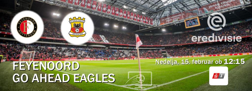 Feyenoord in Go Ahead Eagles v živo na Sport TV 1. Prenos tekme bo v nedelja, 15. februar ob  12:15