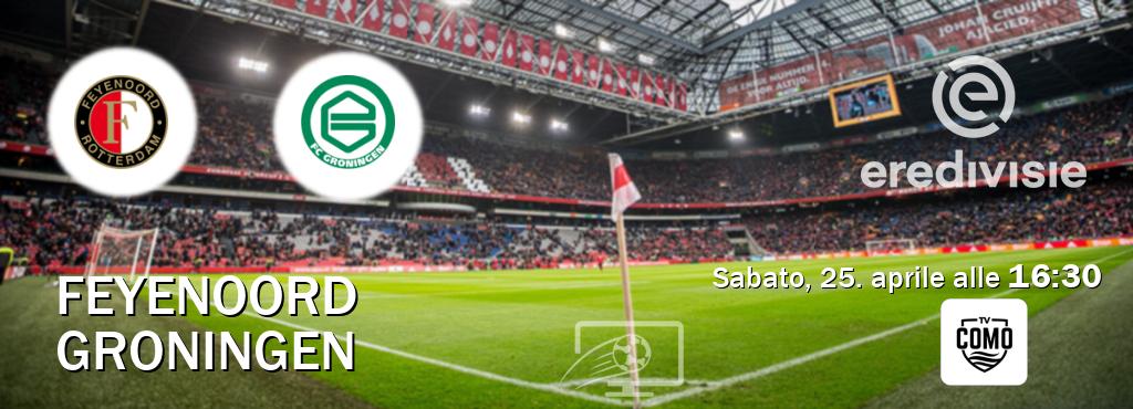 Il match Feyenoord - Groningen sarà trasmesso in diretta TV su Como TV (ore 16:30) Il match Feyenoord - Groningen sarà trasmesso in diretta TV su Como TV (ore 16:30)