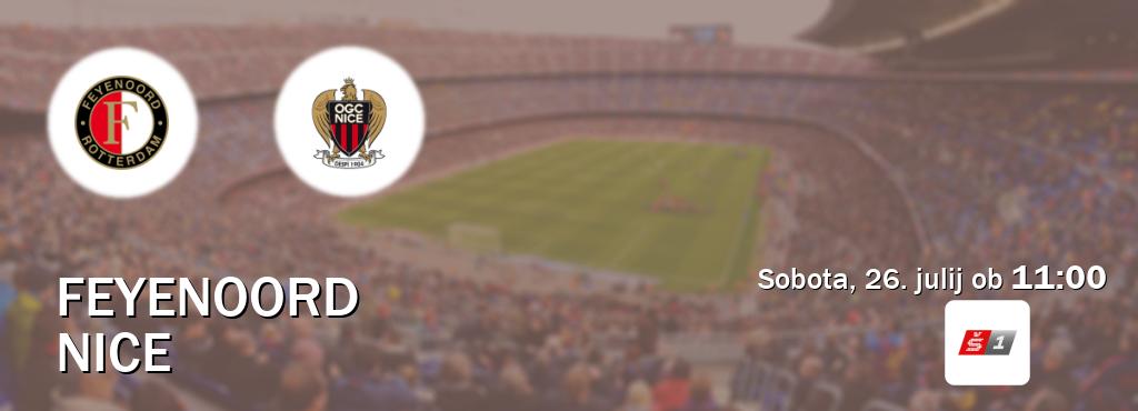Dvoboj Feyenoord in Nice s prenosom tekme v živo na Sport TV 1.