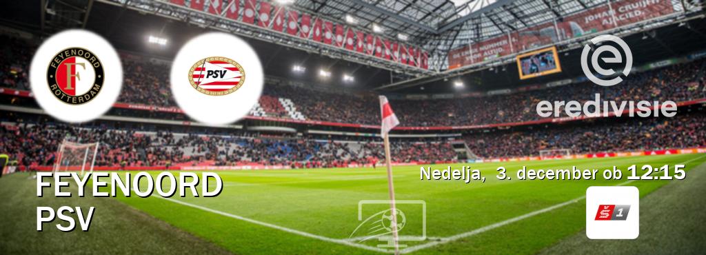 Feyenoord in PSV v živo na Sport TV 1. Prenos tekme bo v nedelja,  3. december ob  12:15