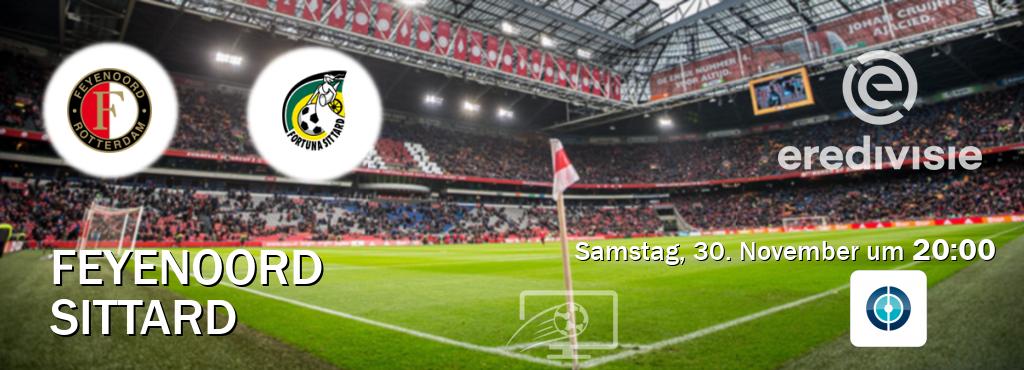 Das Spiel zwischen Feyenoord und Sittard wird am Samstag, 30. November um  20:00, live vom Sportdigital FUSSBALL übertragen.