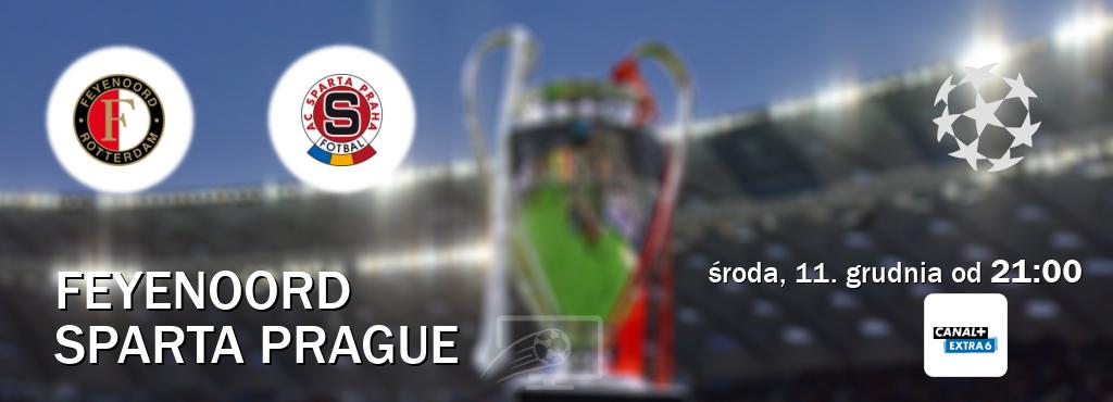 Gra między Feyenoord i Sparta Prague transmisja na żywo w Canal+ Extra 6 (środa, 11. grudnia od  21:00).