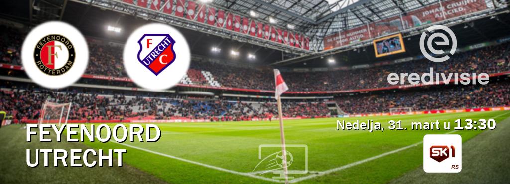 Izravni prijenos utakmice Feyenoord i Utrecht pratite uživo na Sportklub 1 (nedelja, 31. mart u  13:30).