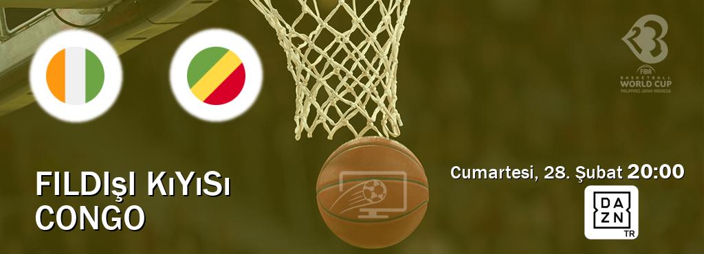 Karşılaşma Fildişi Kıyısı - Congo DAZN'den canlı yayınlanacak (Cumartesi, 28. Şubat  20:00).