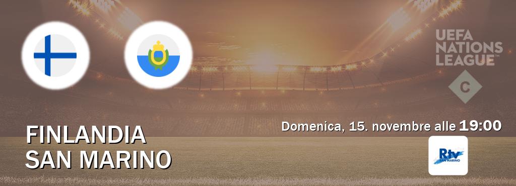 Il match Finlandia - San Marino sarà trasmesso in diretta TV su San Marino RTV (ore 19:00)