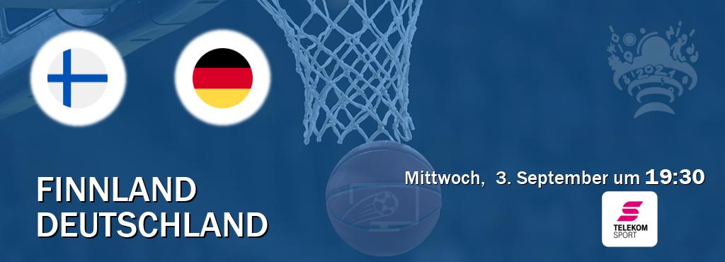 Das Spiel zwischen Finnland und Deutschland wird am Mittwoch, 3. September um 19:30, live vom Magenta Sport übertragen. Das Spiel zwischen Finnland und Deutschland wird am Mittwoch, 3. September um 19:30, live vom Magenta Sport übertragen.