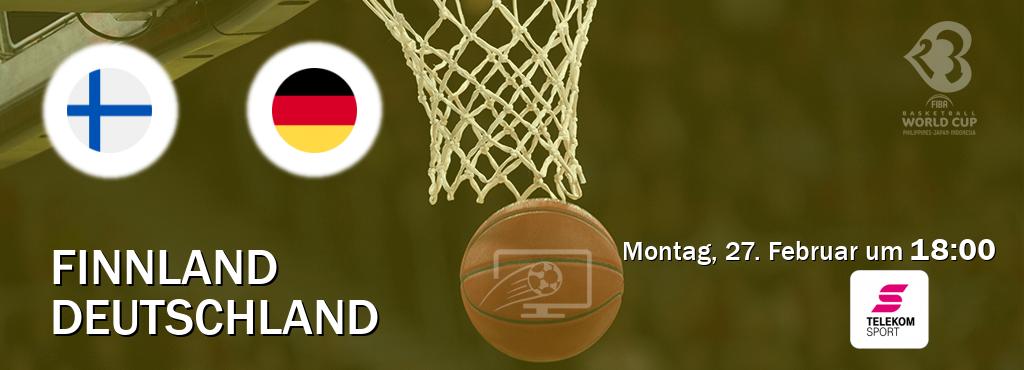 Das Spiel zwischen Finnland und Deutschland wird am Montag, 27. Februar um  18:00, live vom Magenta Sport übertragen.