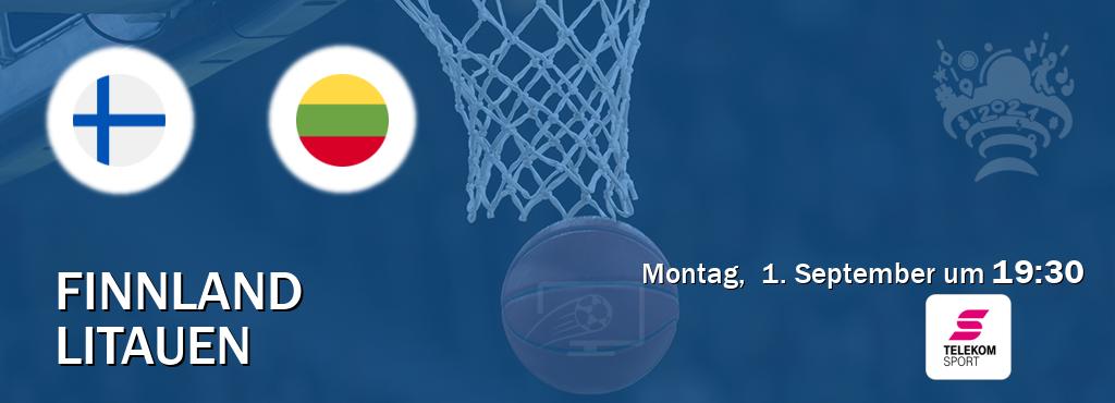 Das Spiel zwischen Finnland und Litauen wird am Montag, 1. September um 19:30, live vom Magenta Sport übertragen. Das Spiel zwischen Finnland und Litauen wird am Montag, 1. September um 19:30, live vom Magenta Sport übertragen.