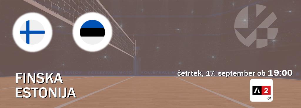 Finska in Estonija v živo na Arena Sport 2. Prenos tekme bo v četrtek, 17. september ob  19:00